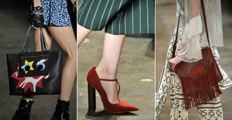 Acessórios: bolsas e sapatos também são destaque na SPFW