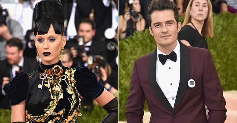 Katy Perry e Orlando Bloom levam Tamagotchis para o Met Gala