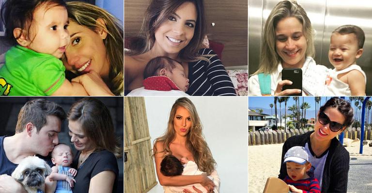 Muito amor! Veja famosas que comemoram seu primeiro Dia das Mães
