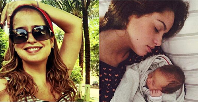 Ana Clara e Antonio, filhos de Paloma Duarte, aparecem cochilando juntos