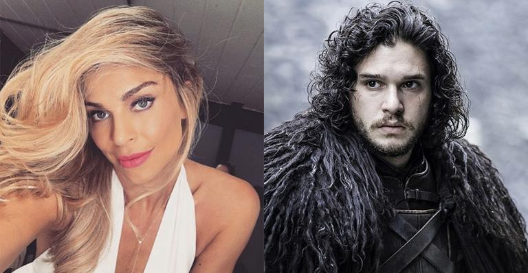 Grazi Massafera confirma beijo em Kit Harington, o Jon Snow de ‘Game of Thrones’
