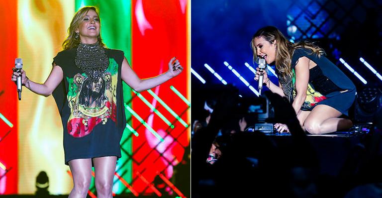 Sexy, Claudia Leitte faz homenagem para Bob Marley em show