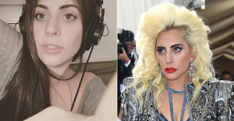 Lady Gaga publica foto morena e ganha elogios