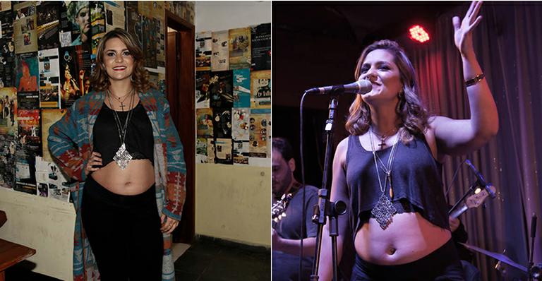 Grávida, Paula Barbosa lança carreira como cantora
