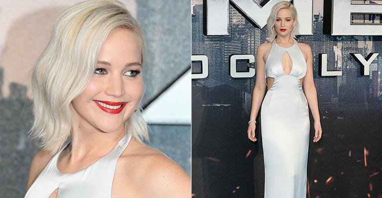 Com decote generoso, Jennifer Lawrence é destaque na pré-estreia de ‘X-Men: Apocalipse’