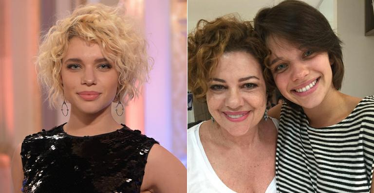 Bruna Linzmeyer muda o visual e volta a ser morena