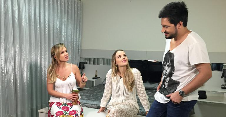 Eliana vai a Londrina e mostra a intimidade da dupla Thaeme & Thiago
