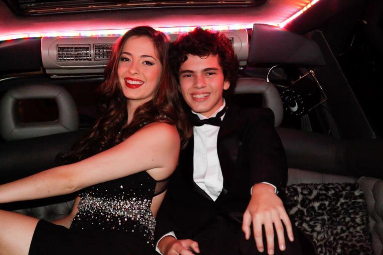 Matheus Lustosa e a irmã, Gabriella