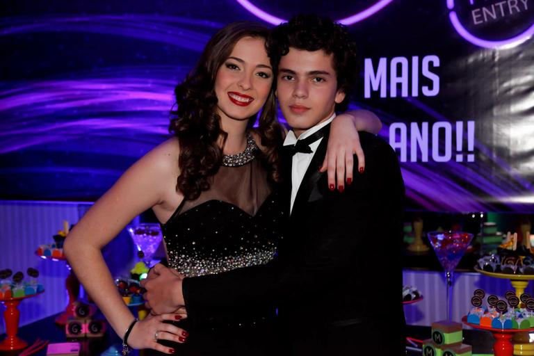 Matheus Lustosa e a irmã, Gabriella