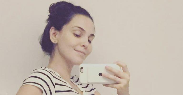 Quase lá! Tainá Müller mostra barrigão no oitavo mês da gestação