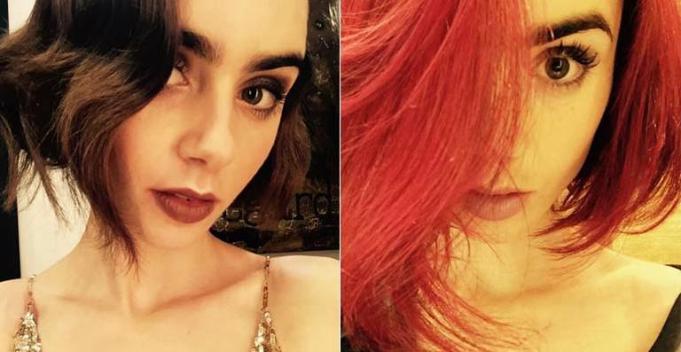 Lily Collins radicaliza em sua mudança de visual