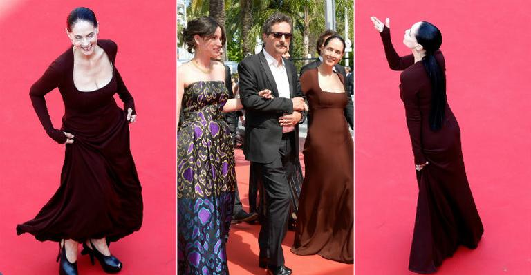 Sonia Braga retorna deslumbrante ao red carpet de Cannes