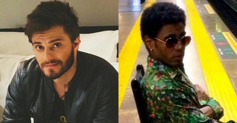 Em Lisboa, Hugo Bonemer e Ícaro Silva se beijam contra a homofobia