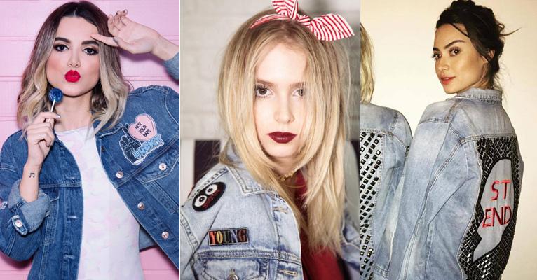 Jaqueta jeans com patches é a nova tendência fashion! Saiba como  usar