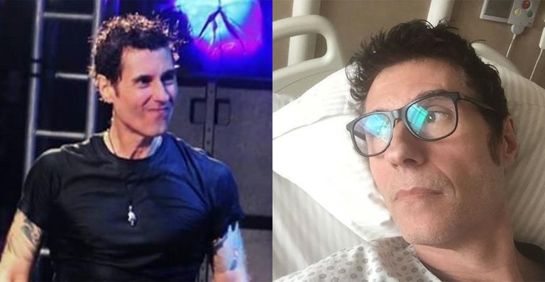 Internado, Dinho Ouro Preto tira selfie: ‘Que roubada’
