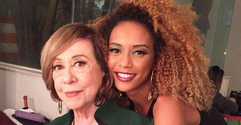 Após gravação, Taís Araújo elogia Fernanda Montenegro: ‘A maior de todas’