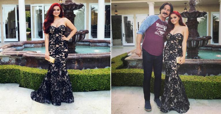 Ariel Winter, de Modern Family, aparece deslumbrante em seu baile de formatura