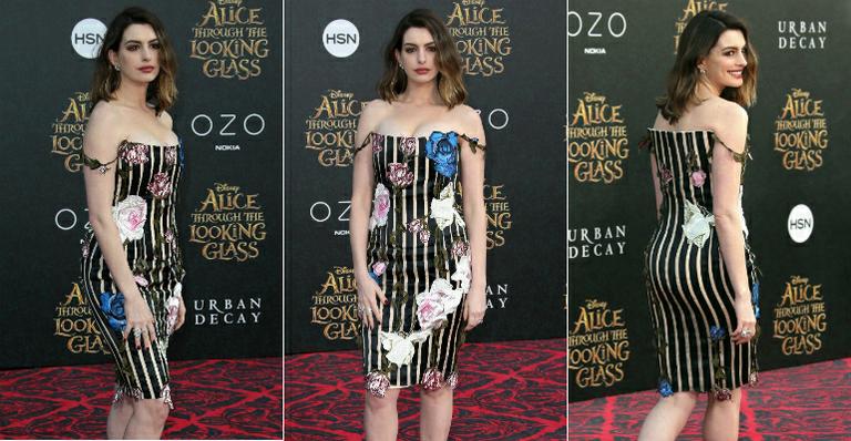 Anne Hathaway exibe boa forma dois meses após nascimento do filho