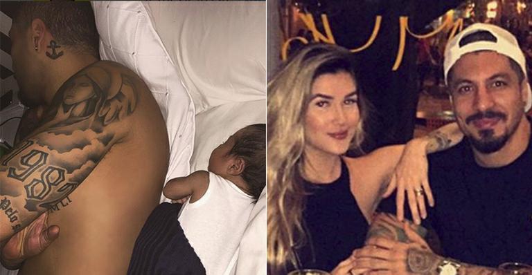 Fernando Medeiros mostra foto com Lucca: “Tal pai, tal filho”