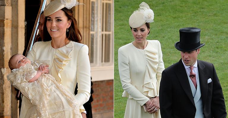 Kate Middleton repete vestido que usou no batizado de Príncipe George