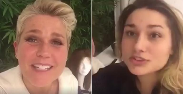 Com Sasha, Xuxa manda parabéns para Ivete