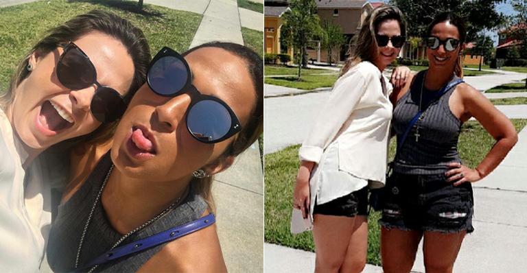 Que dupla! Ana Paula Renault e Valesca curtem passeio na Disney: “Tiros Anesca”