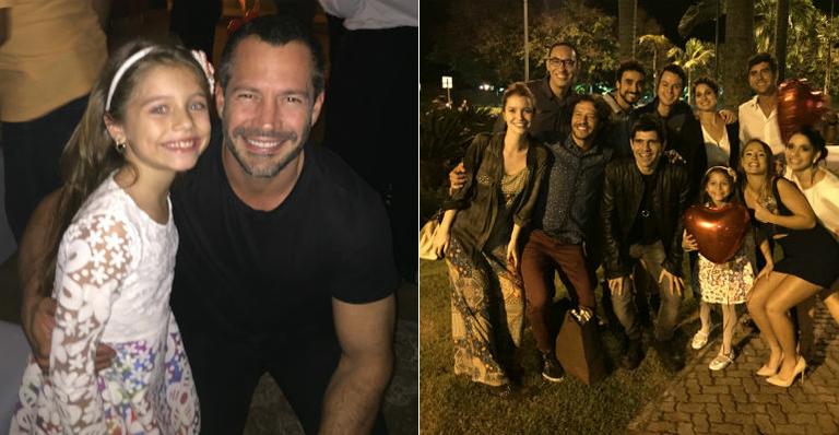 Acompanhada por elenco, Melissa Nóbrega prestigia estreia de ‘Haja Coração’