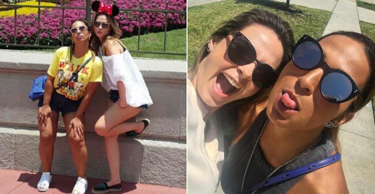 Valesca curte férias em Orlando ao lado da ex-BBB Ana Paula Renault