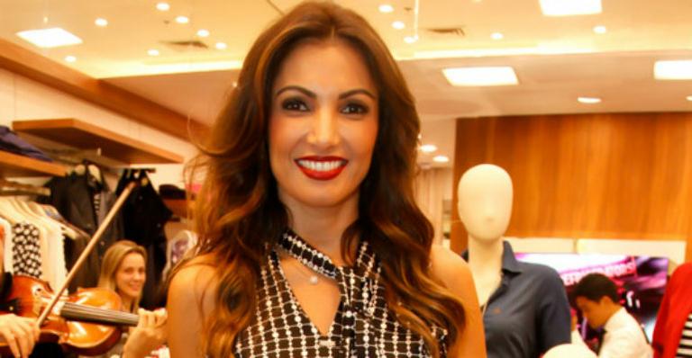Patricia Poeta vai doar vestido que usou no prêmio Melhores do Ano