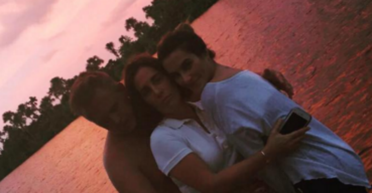 Cleo Pires posa com Orlando Morais e Glória Pires: “Amores maiores”