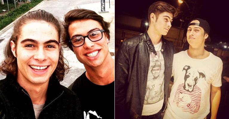 Rafael Vitti parabeniza o irmão, Francisco, pelo aniversário de 19 anos