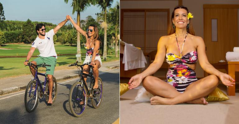 Solange Frazão: relax com amado no interior de SP