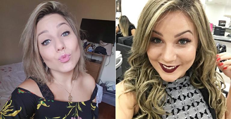 Ex-BBB Maria Claudia renova o visual com megahair