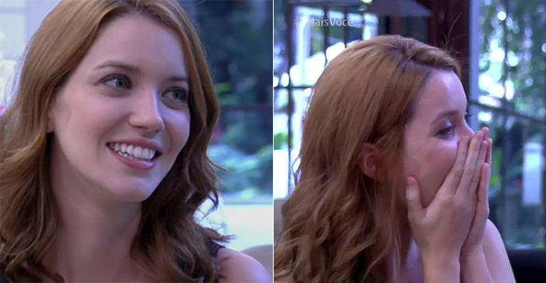 Apaixonada por tricô, Nathalia Dill ganha presente de Ana Maria Braga