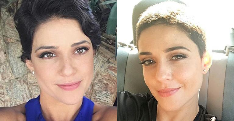 Priscila Sol raspa a cabeça para a novela ‘Carinha de Anjo’