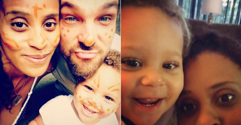 Aline Wirley mostra o filho, Antônio, cantando música ‘O Sítio do Seu Lobato’