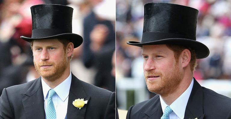 Estiloso! Príncipe Harry surge de chapéu em evento