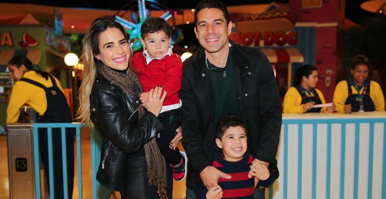Wanessa Camargo e o eleito comemoram os dois anos do filho, João Francisco