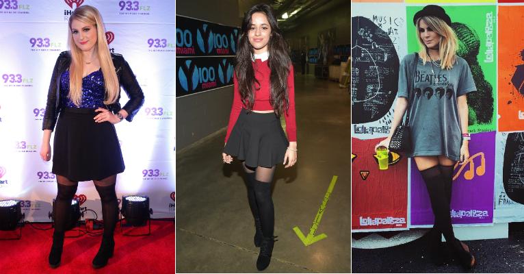 Meia over the knee: tendência de inverno ajuda baixinhas parecerem mais altas
