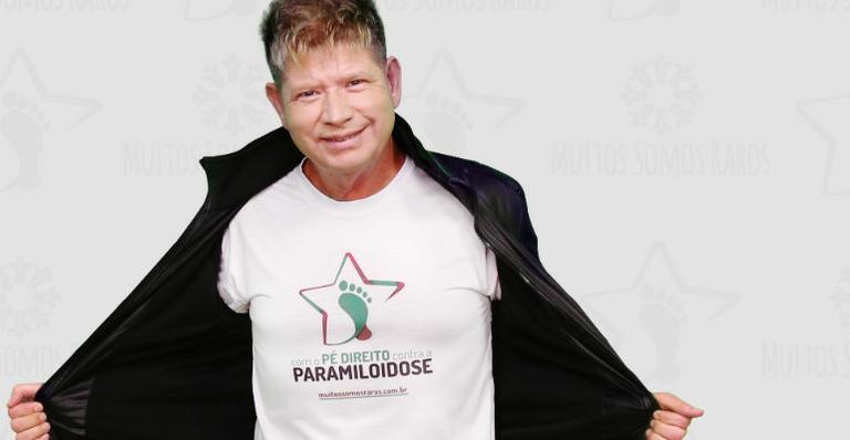 Roberto Leal é o embaixador da campanha contra a ‘doença do pezinho’