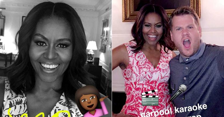 Michelle Obama estreia conta no snapchat