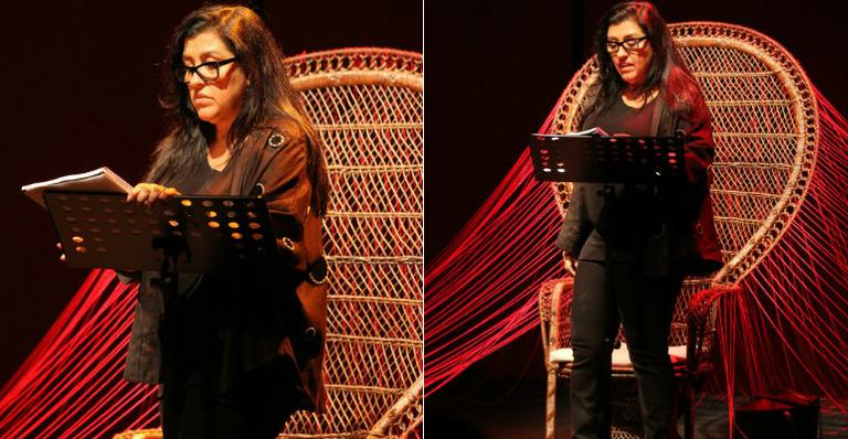 Regina Casé faz apresentação em ciclo de leitura no Rio de Janeiro
