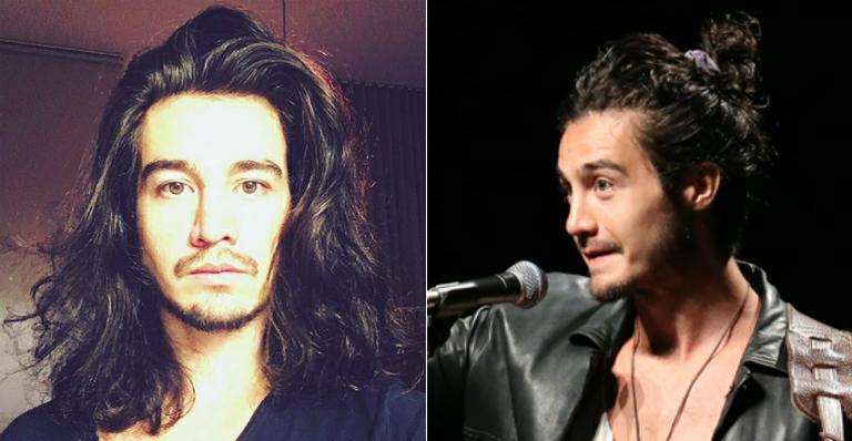 Tiago Iorc faz foto raríssima com o cabelão solto e surpreende fãs: “Chocada”