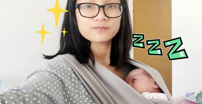 Jiang mostra a filha em ‘canguru’: “Bebê que não quer dormir”