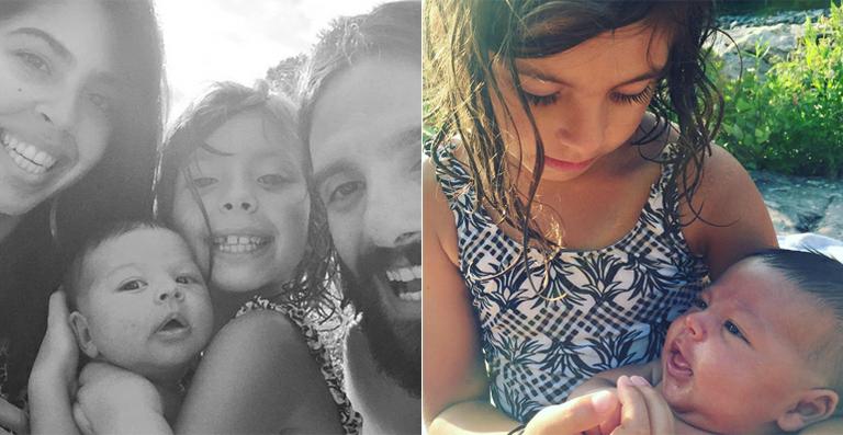 Bela Gil mostra fotos do final de semana em família