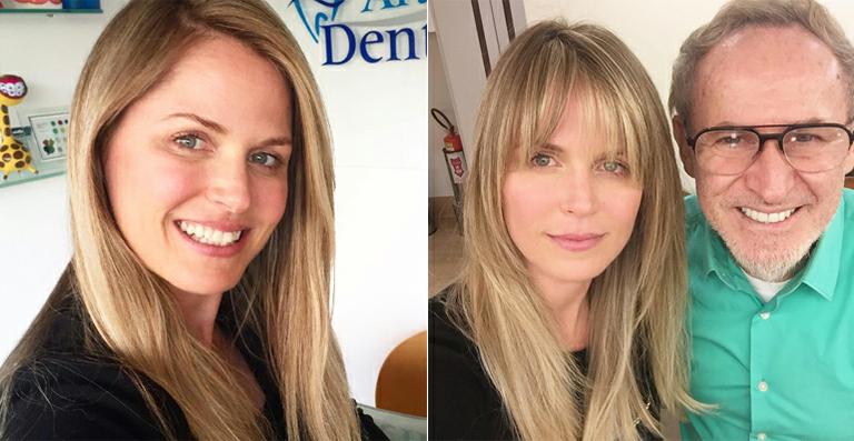 Susana Werner muda seu visual e adere à franja
