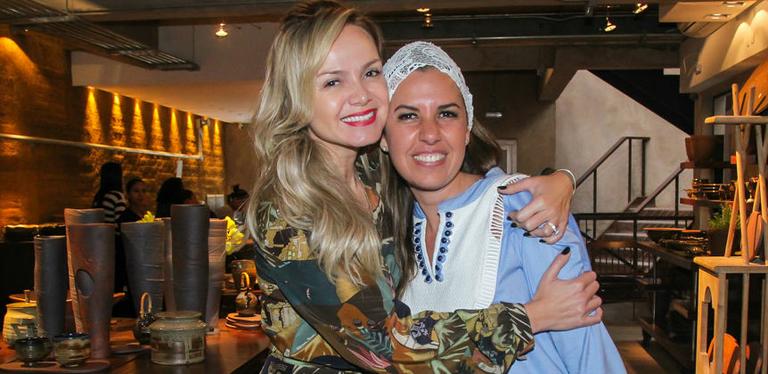 Eliana prestigia almoço especial feito pela chef Morena Leite