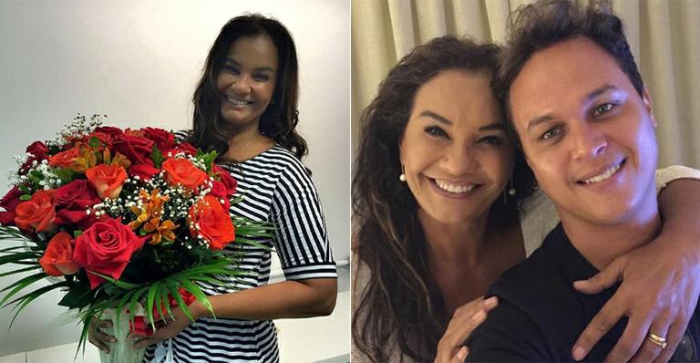 Solange Couto faz 60 anos e ganha surpresa do marido: “Minha rainha”