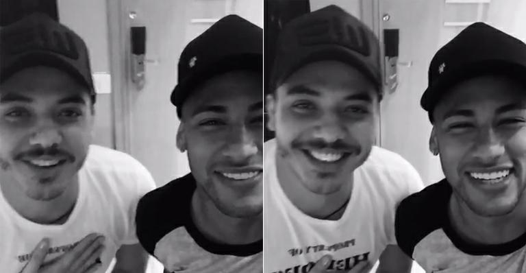 Neymar solta a voz com Wesley Safadão em vídeo