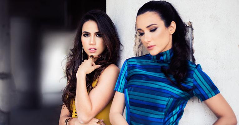 Pérola Faria e Fran Maya, de Os Dez Mandamentos, posam para editorial de moda